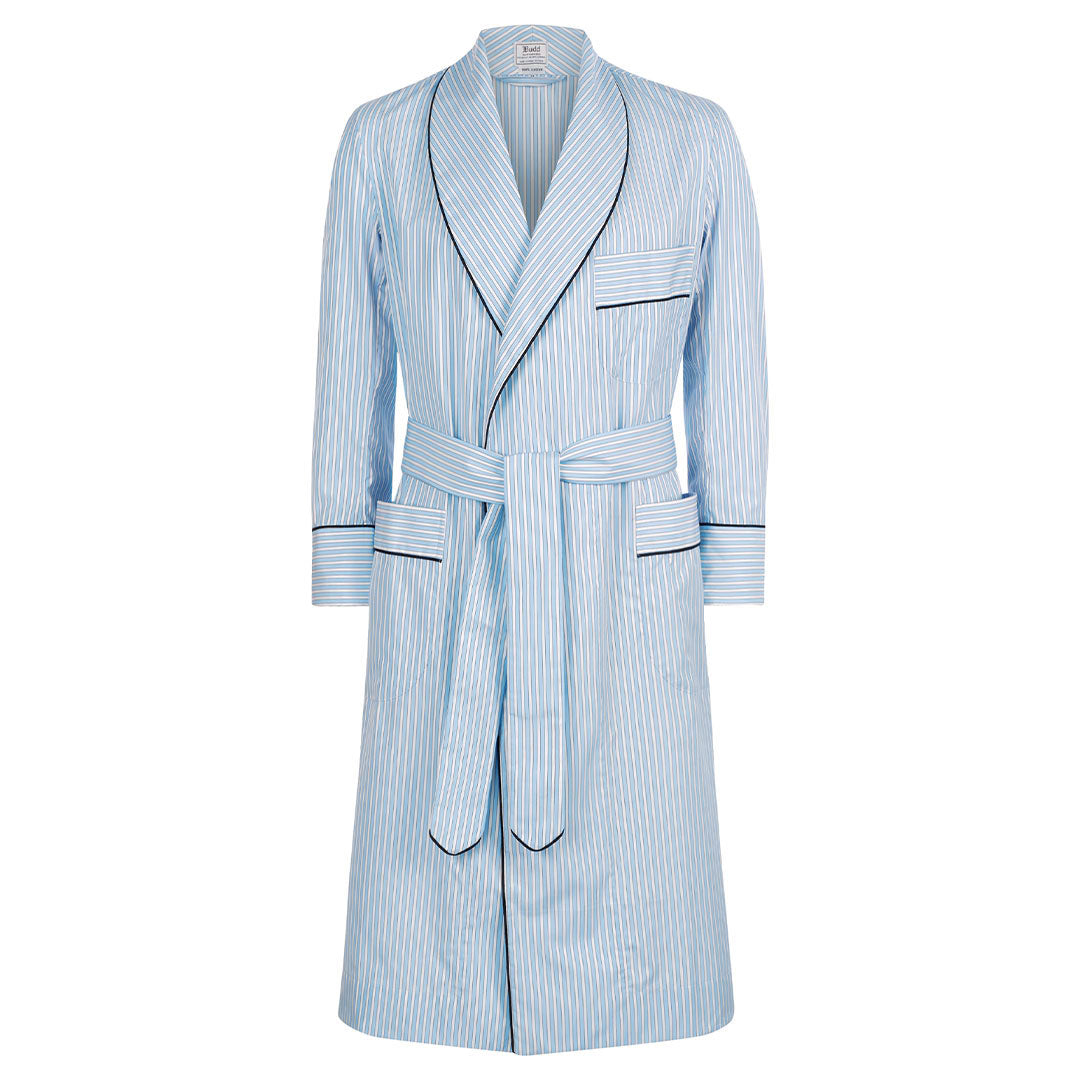 Mens Dressing Light Cotton Dressing Gown Brushed Cotton Dressing