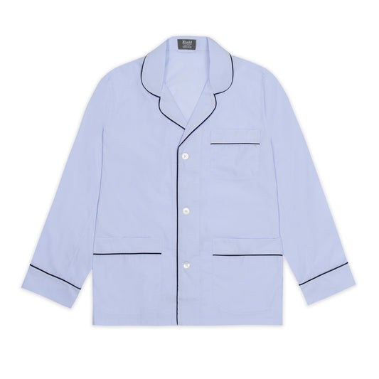 Giza 87 Egyptian Cotton Tailored Fit Pyjamas in Sky Blue