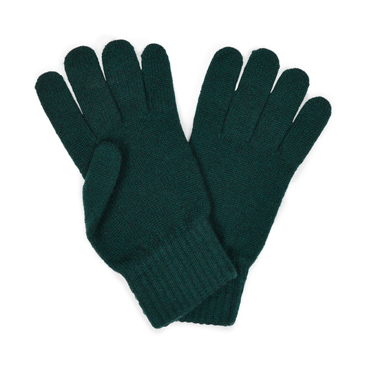 Cashmere Gloves in Bottle Green - One Size
