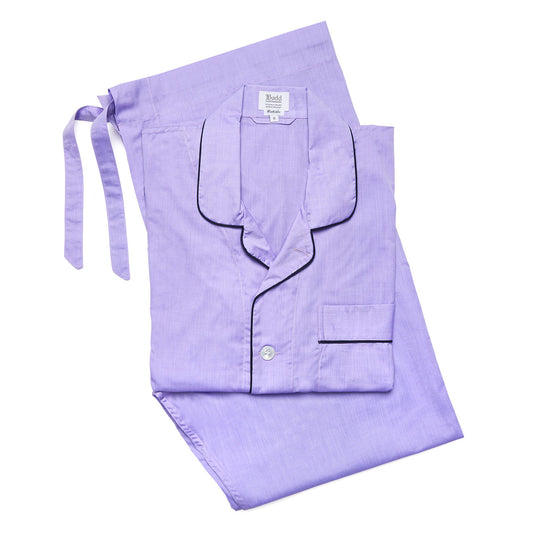 Plain Batiste Pyjamas in Lilac