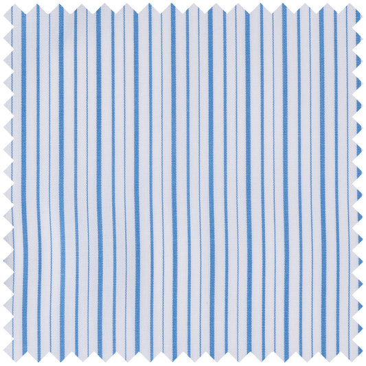 Superpoplin Multi Stripe in Blue