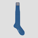 Long Cotton Socks in Blue Nile