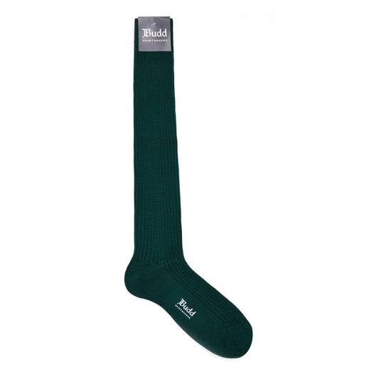 Wool Long Socks in Green