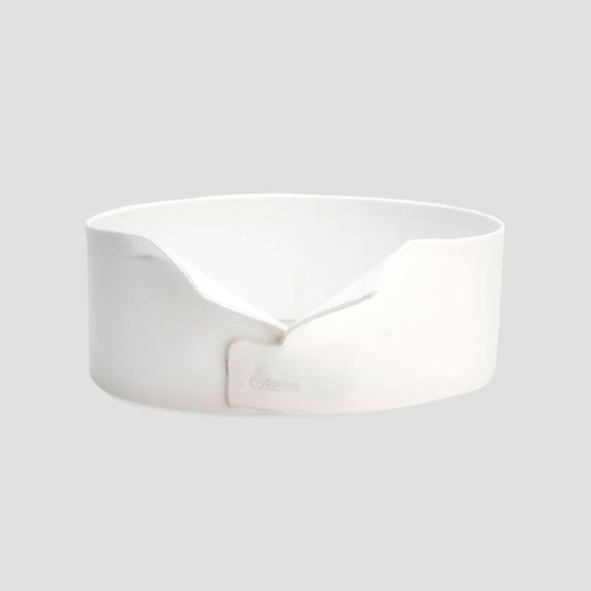 Plain Cotton Stiff Wing Carlton Day Collar in White