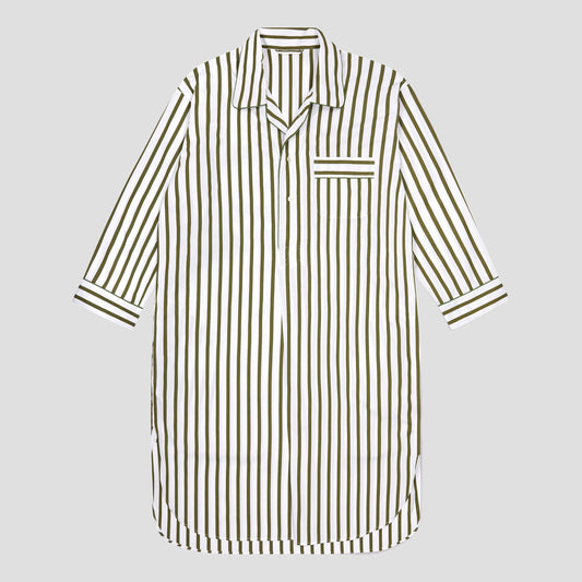 WM Brown Cocktail Stripe Nightshirt