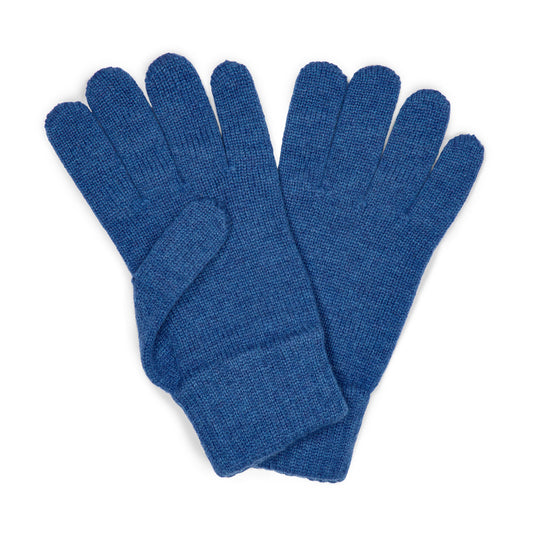 Scottish Cashmere Gloves in Coast Blue
