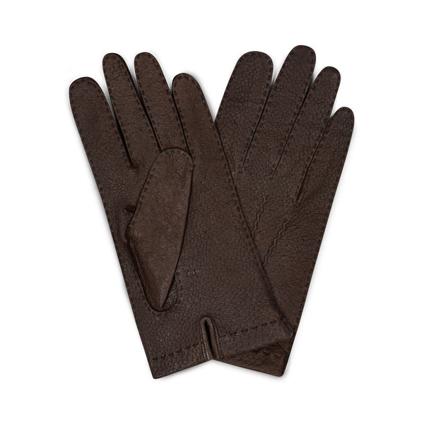 handschuhe peccary Peccary Gloves in Dark Brown – Budd Shirtmakers Ltd