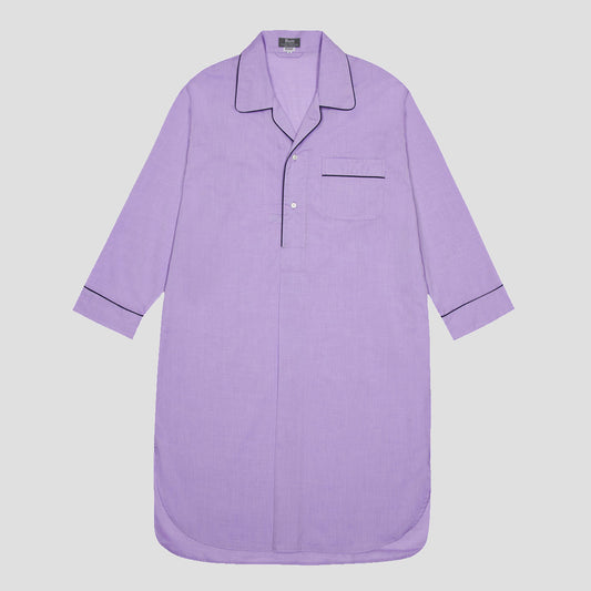 Plain Batiste Nightshirt in Lilac