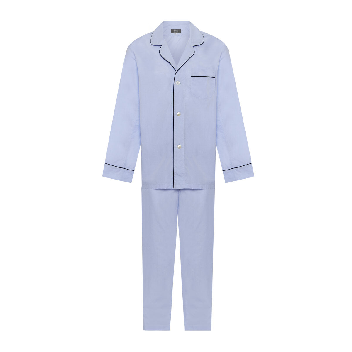 Giza 87 Egyptian Cotton Classic Fit Pyjamas in Sky Blue