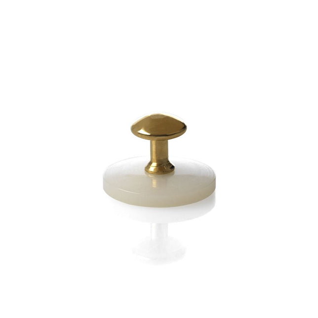 Shirt collar back stud with flip