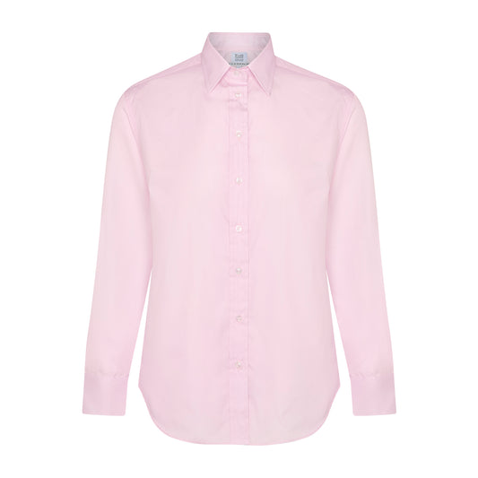 Buddette Sea Island Cotton Button Cuff Shirt in Pink