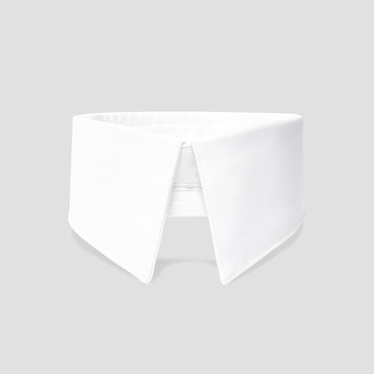 Detachable Soft Budd Collar in White