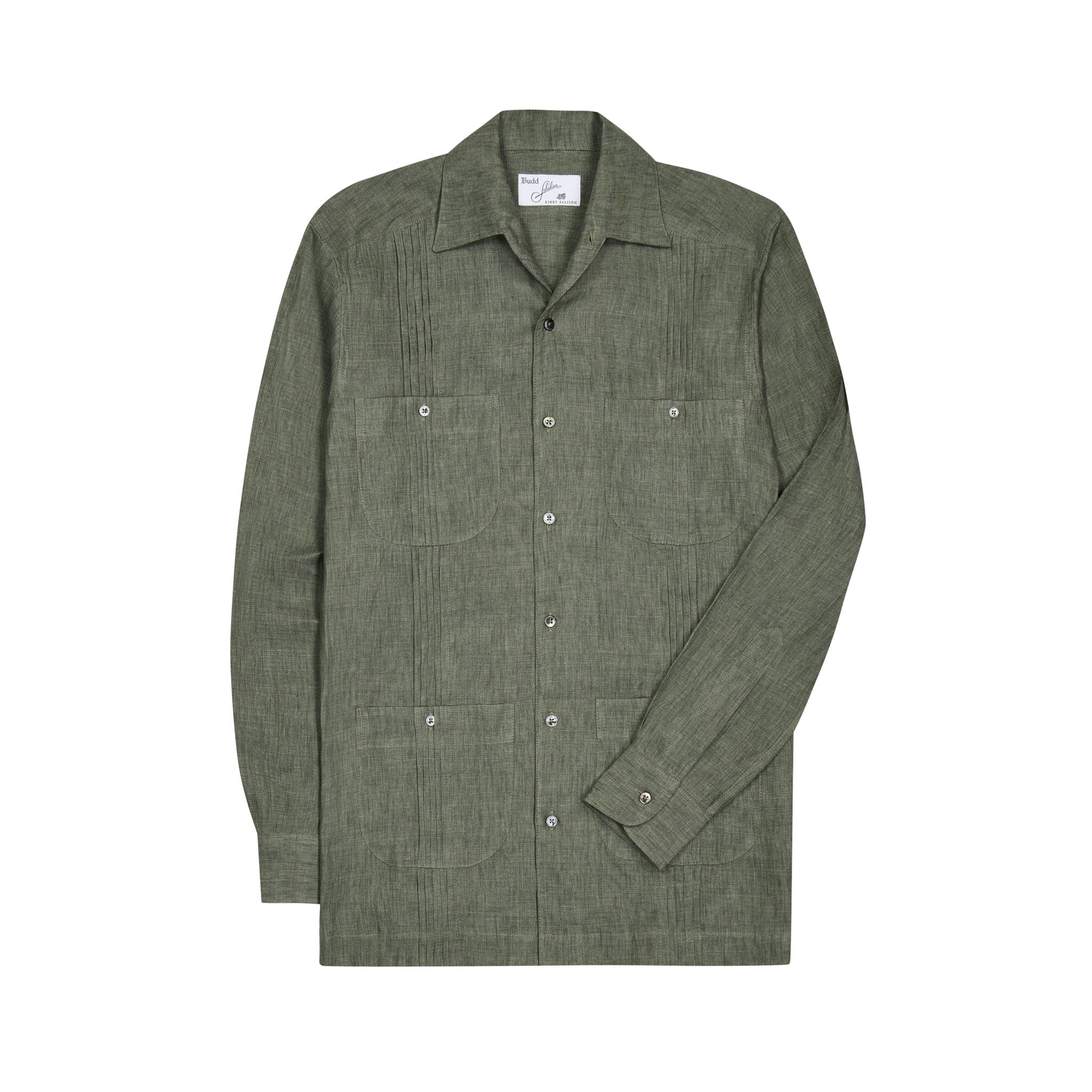 Signature Guayabera Shirt in Khaki – Budd Shirtmakers Ltd