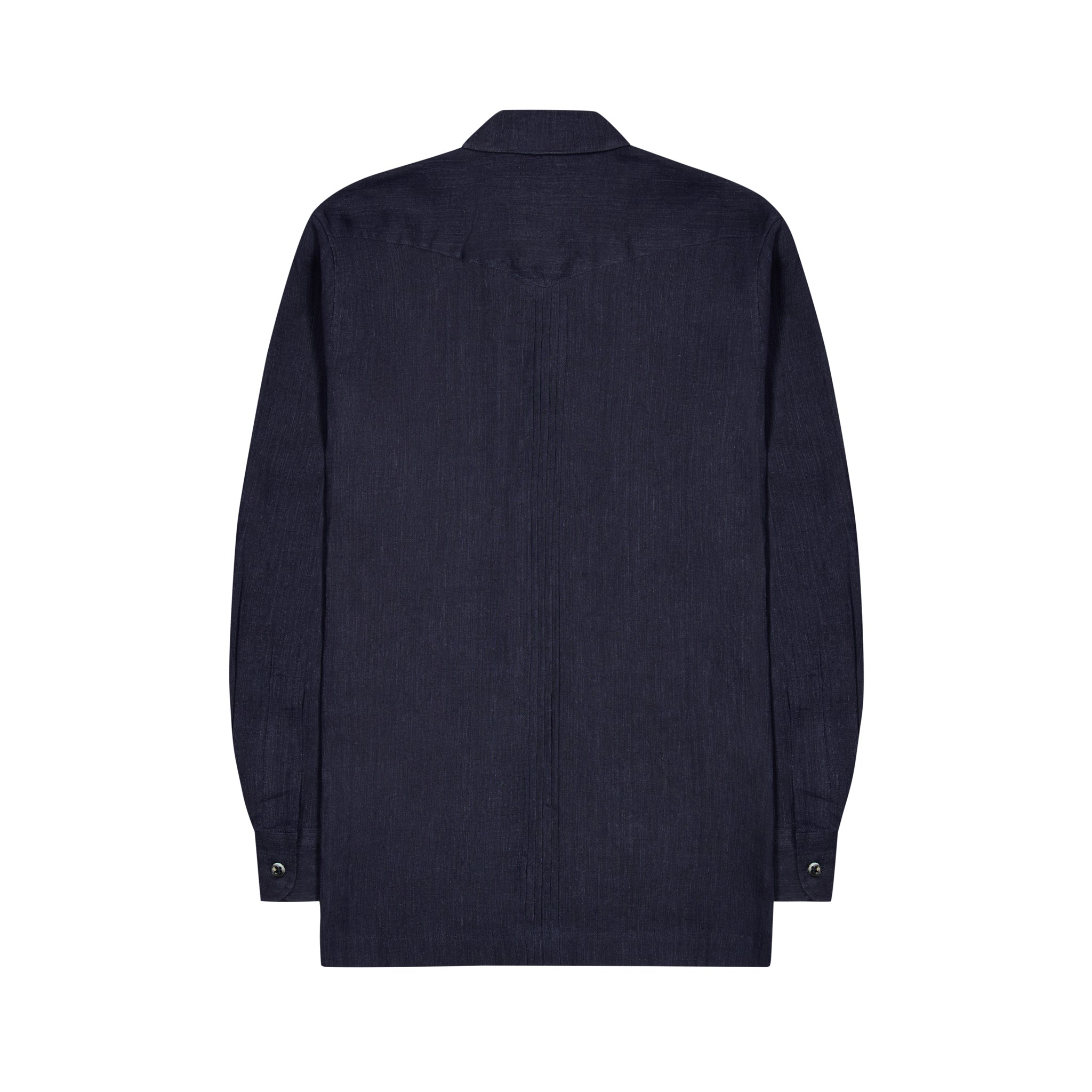 Signature Guayabera Shirt in Navy – Budd Shirtmakers Ltd