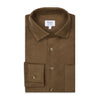 Casual Fit Moleskin Overshirt in Brown