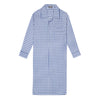 Large Gingham Check Poplin Nightshirt in Cornflower