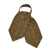 Paisley Reverie Silk Twill Cravat in Green