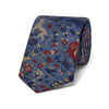 Woodland Animals Silk Twill Tie in Blue