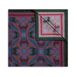 Imperial Paisley 27inch Silk Square in Green