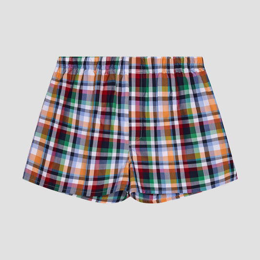 Madras Check Poplin Classic Boxer Shorts