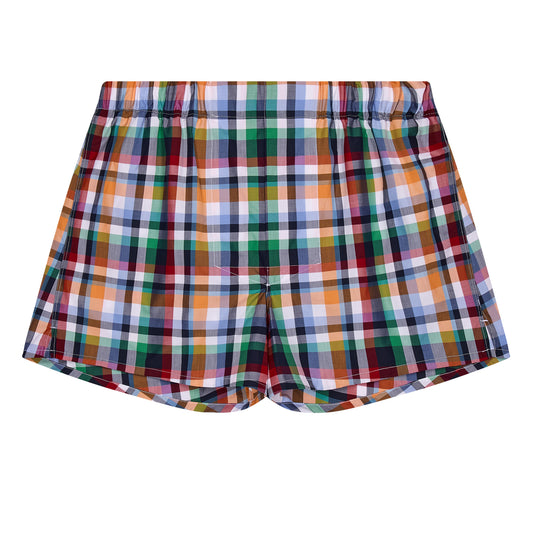Madras Check Poplin Chairman Boxer Shorts