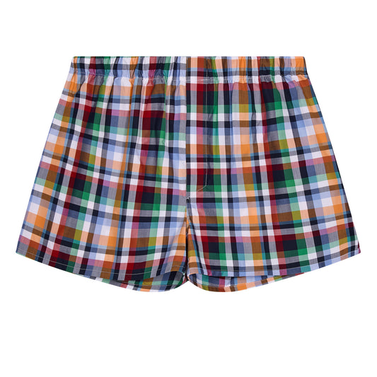 Madras Check Poplin Classic Boxer Shorts