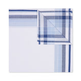 Pavillion Handkerchief in Navy and White
