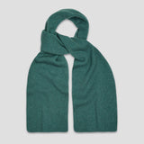 Scottish Cashmere Ribbed Scarf in Burlington Blue