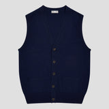Wilton Scottish Cashmere Waistcoat in Blackberry