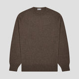 Scottish Cashmere Crewneck Sweater in Mocha