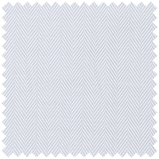 Grey Herringbone Cotton Twill