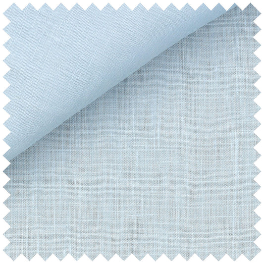 Plain Linen in Powder Blue
