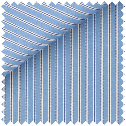 Multi Coloured Stripe in Mint Blue