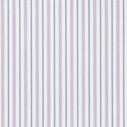 Blue and lavender stripe poplin