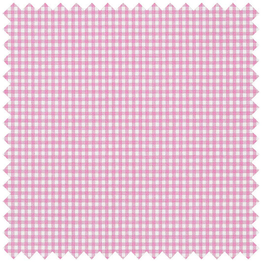 Pink Zephir Cotton Gingham Check