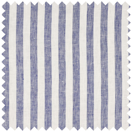 Blue candystripe linen with Aloe