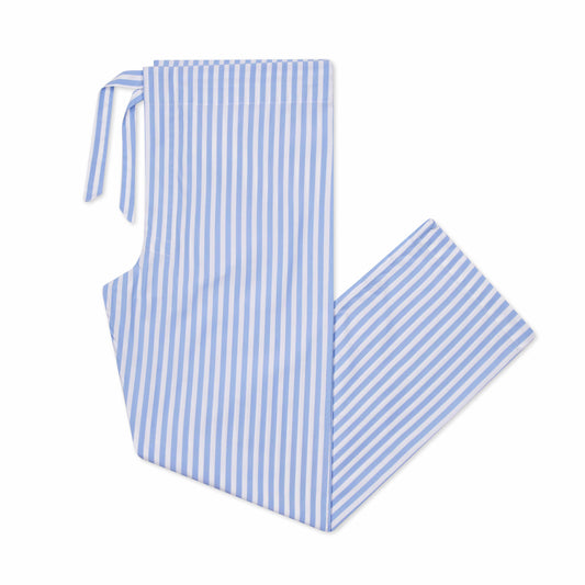 Men's Classic Fit Stripe Pyjamas in Blue and White