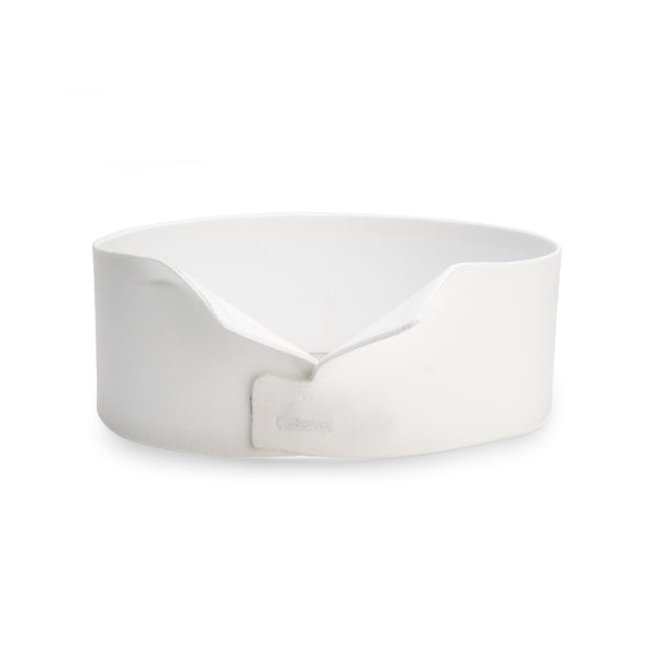 White Cotton Stiff Wing Carlton Detatachable Day Collar 