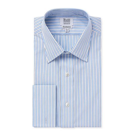 Exclusive Budd Stripe in Sky Blue front