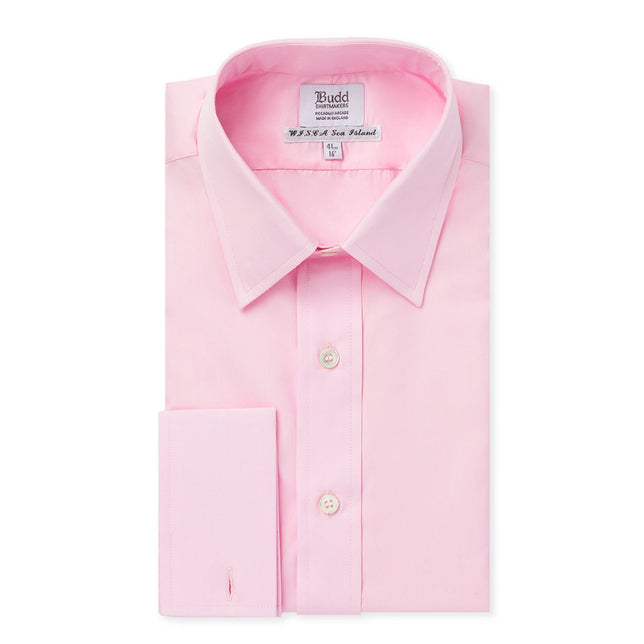Sea Island Cotton Shirt in Pink