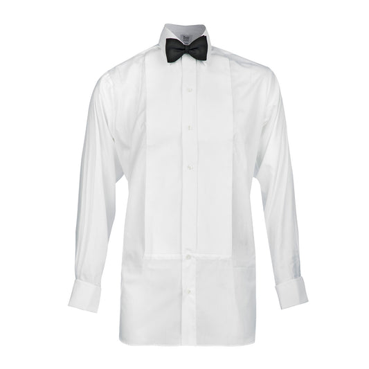 Classic Fit Plain Marcella Double Cuff Dress Shirt in White
