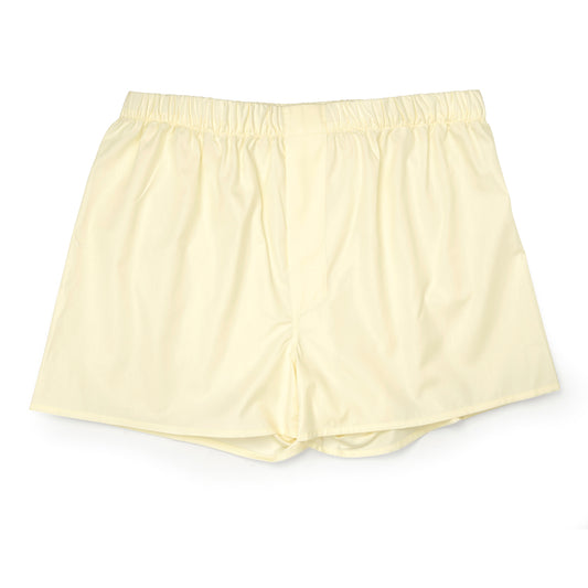 Plain Cotton Classic Boxer Shorts in Cream