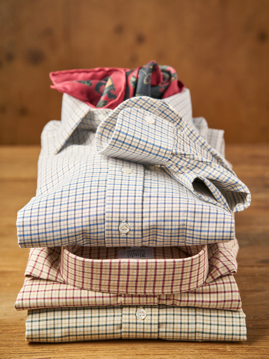 Collection of Fife Check Brushed Cotton Shirts