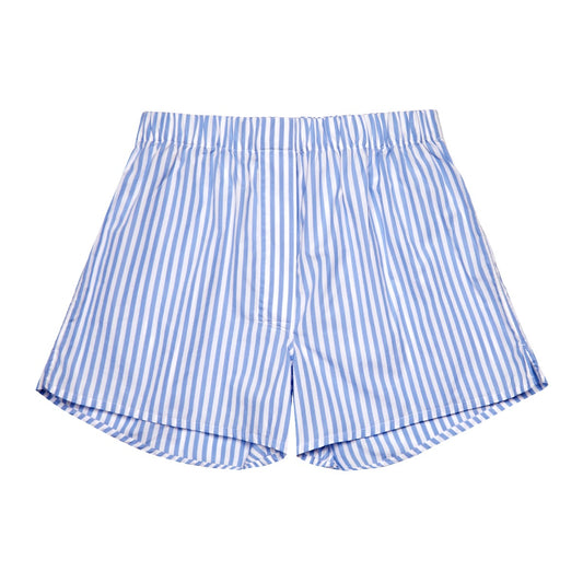 Bailey Striped Boxer in Blue and White