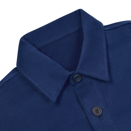 Cotton Twill Chore Jacket in Blue collar