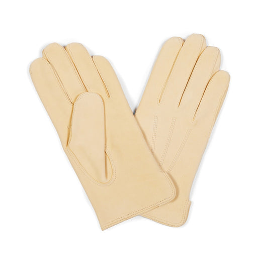Leather Unlined Dress Gloves in Buff