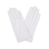 Leather Unlined Dress Gloves in White