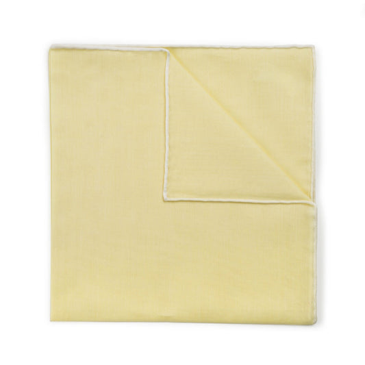 Lemon Batiste Cotton Handkerchief