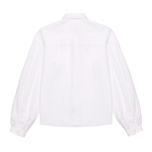 Bailey Budd Penny shirt cotton blouse in White back detail