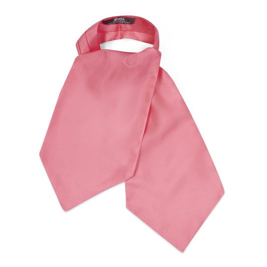 Plain Silk Cravat in Pink